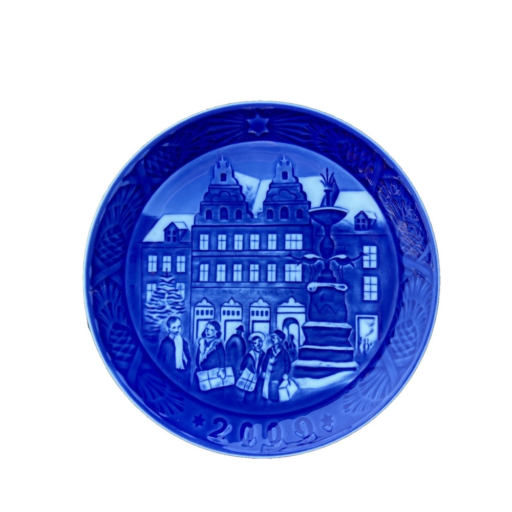 2009 Royal Copenhagen Bing Grondahl Christmas Plate #102 Box COA Denmark